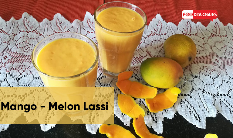 mango melon lassi