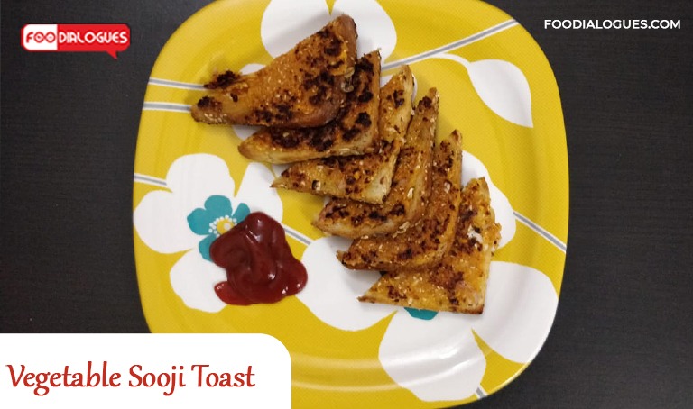 Vegetable sooji toast