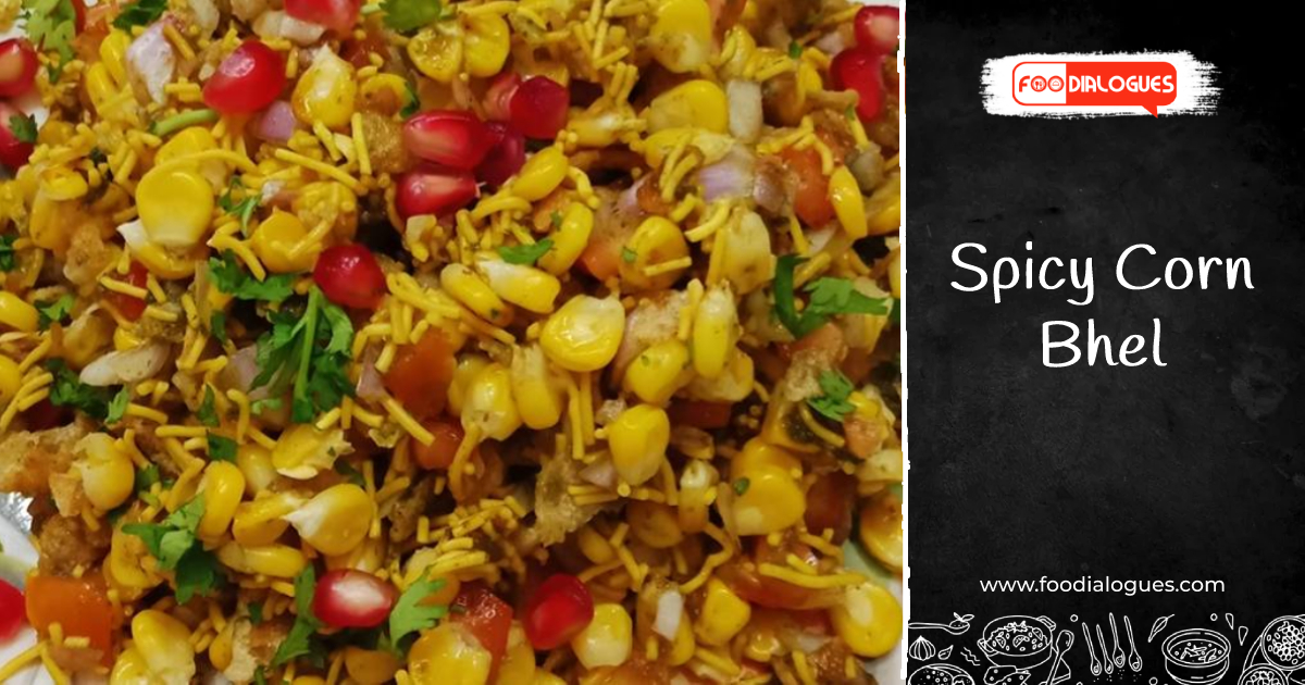 Spicy Corn Bhel Recipe